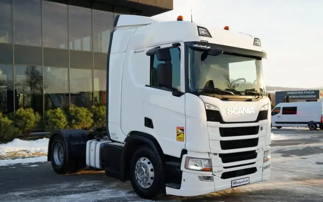 SCANIA R 450 / RETARDER / HYDRAULIKA / KLIMATYZACJA POSTOJOWA / OPONY 100% 