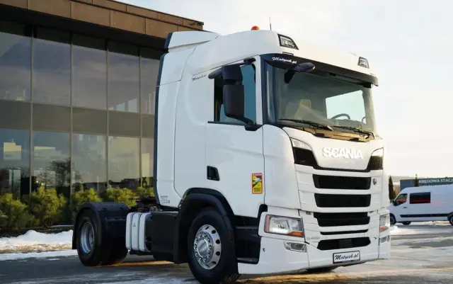 SCANIA R 450 / RETARDER / HYDRAULIKA / KLIMATYZACJA POSTOJOWA / OPONY 100% 