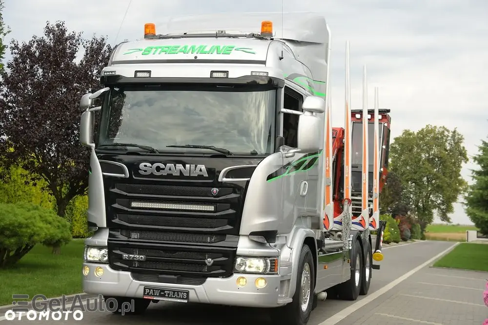 SCANIA R730 V8 /// * 2015 * /// DO DREWNA /// ALUSY /// JAK NOWA 