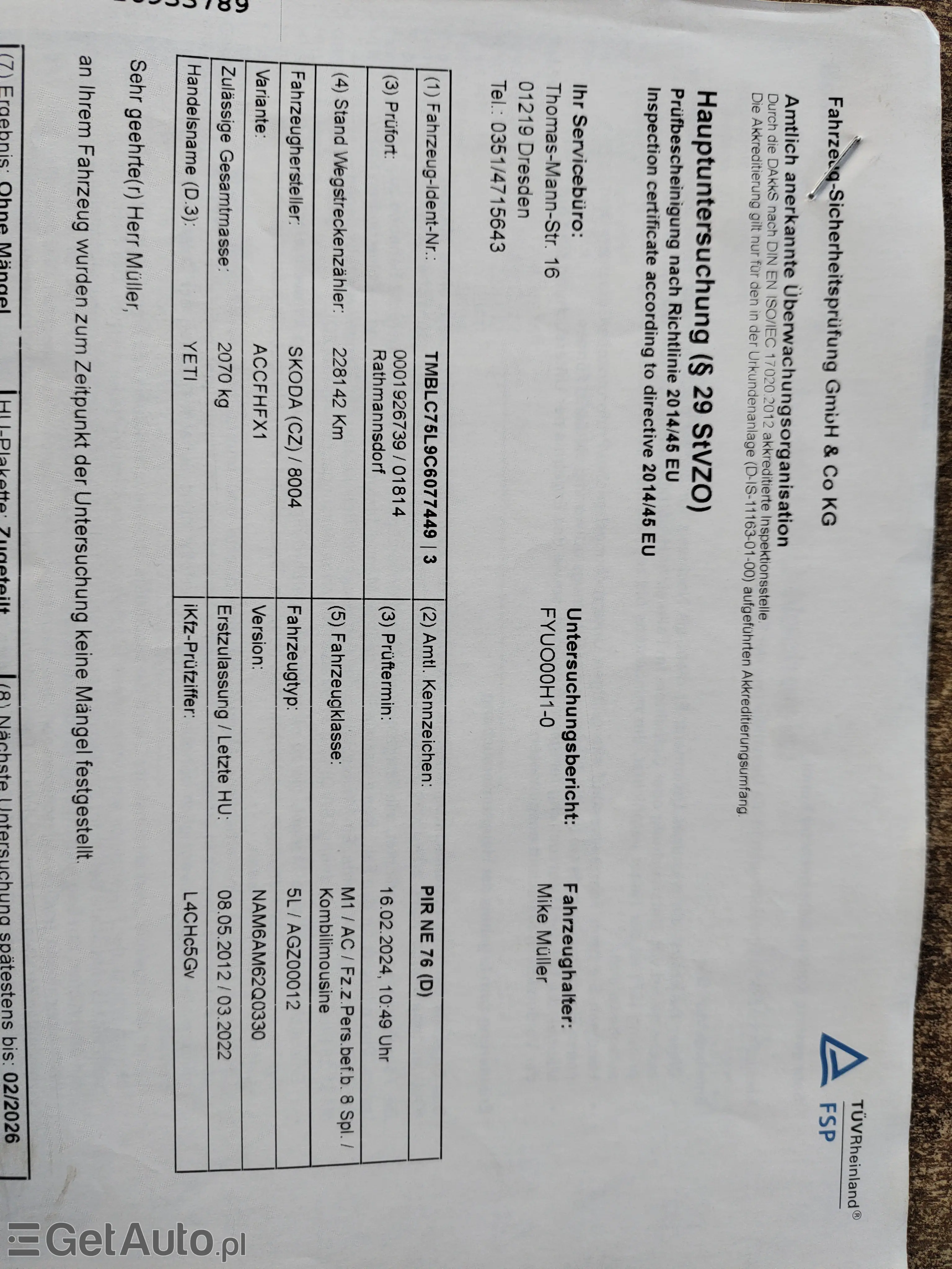 SKODA Yeti Active 4x4