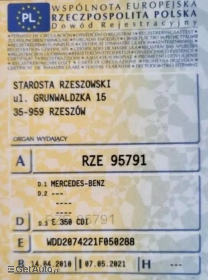 MERCEDES-BENZ Klasa E 