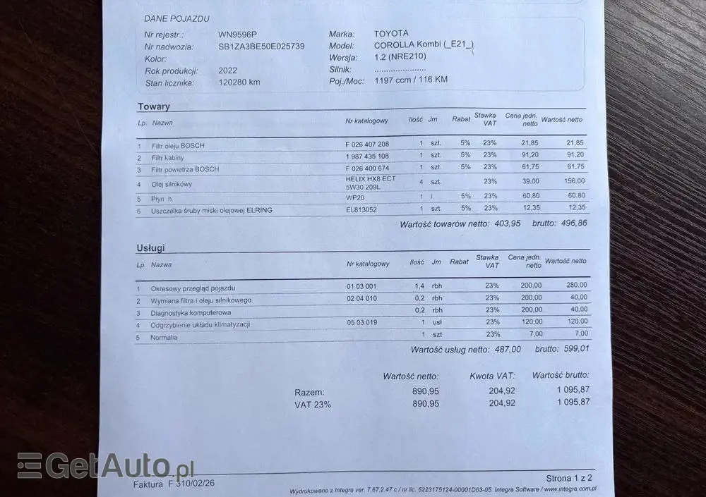 TOYOTA Corolla 1.2 T Comfort
