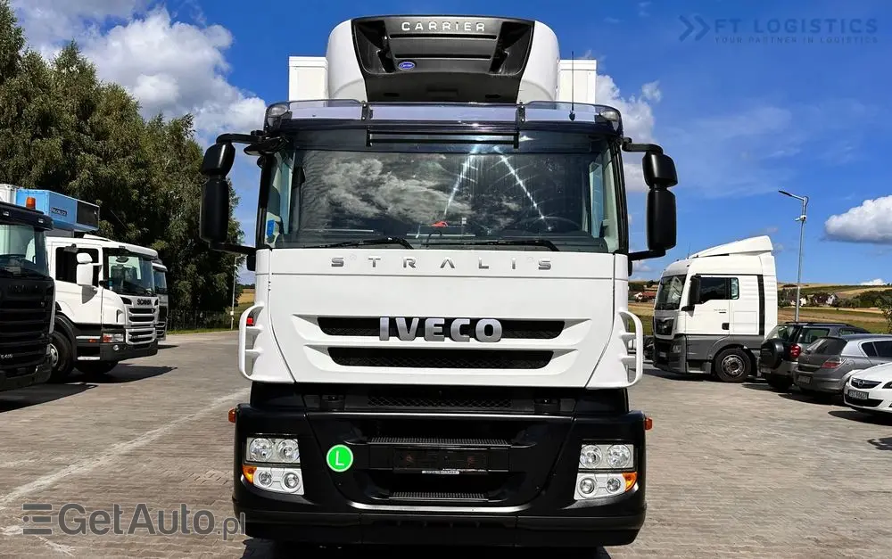IVECO STRALIS 420 / Chłodnia / Carrier Supra 950 / 19 palet / Winda / Opony 80% 