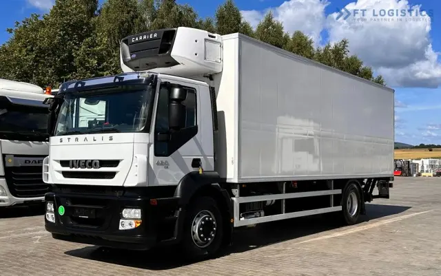 IVECO STRALIS 420 / Chłodnia / Carrier Supra 950 / 19 palet / Winda / Opony 80% 