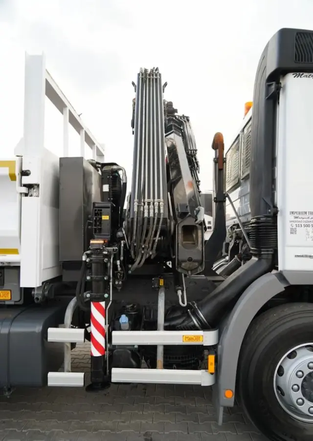 MERCEDES-BENZ ACTROS  2644 / 6X4 / WYWROTKA / 2X HYDROBURTA  / + HDS HIAB 166 ES-5  / PILOT /  ROTATOR / EPS + SPRZĘGŁO / EURO 5 