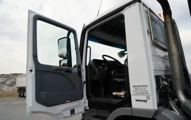 MERCEDES-BENZ ACTROS  2644 / 6X4 / WYWROTKA / 2X HYDROBURTA  / + HDS HIAB 166 ES-5  / PILOT /  ROTATOR / EPS + SPRZĘGŁO / EURO 5 