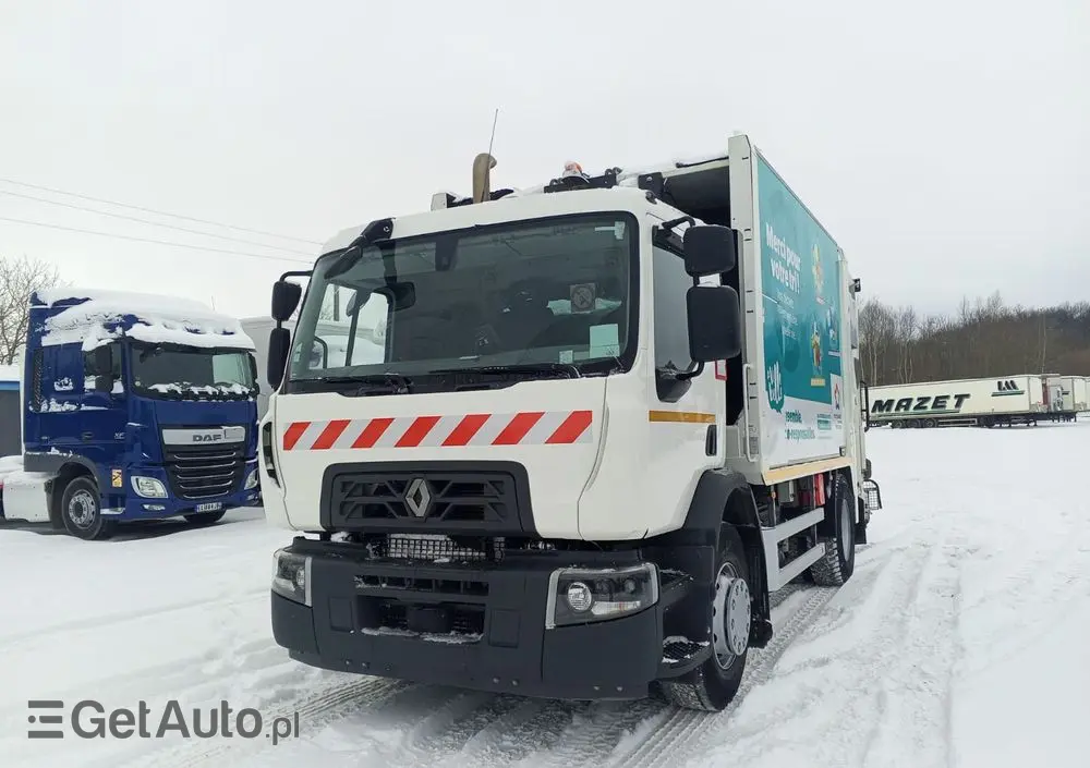 RENAULT Renault Śmieciarka EURO 6 Renault D19/ Mały przebieg i udokumentowany 