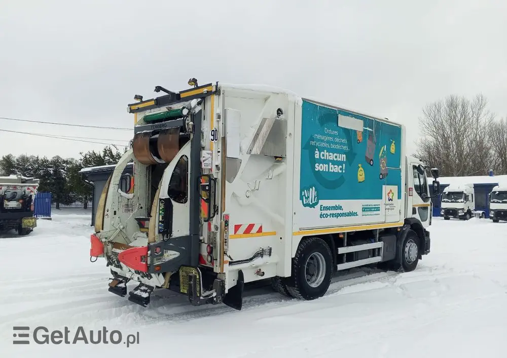 RENAULT Renault Śmieciarka EURO 6 Renault D19/ Mały przebieg i udokumentowany 