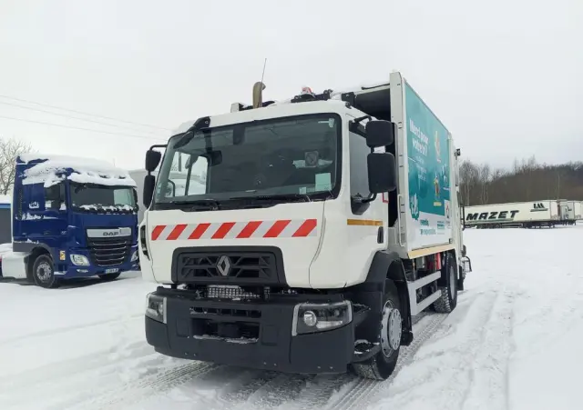 RENAULT Renault Śmieciarka EURO 6 Renault D19/ Mały przebieg i udokumentowany 