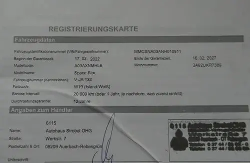 MITSUBISHI Space Star 