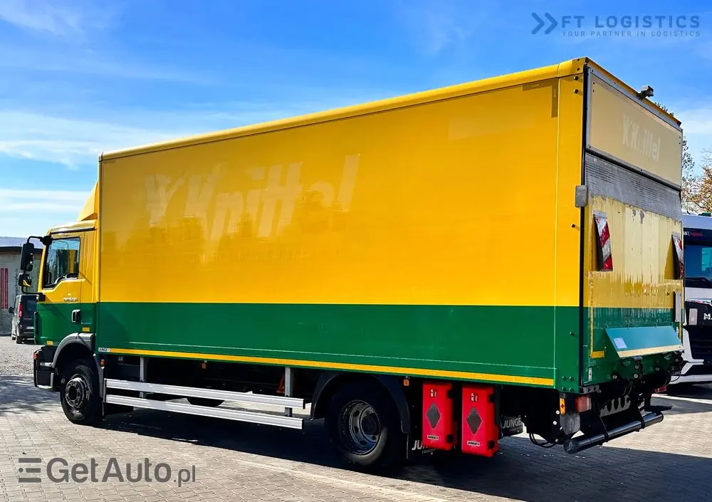 MAN MAN TGM 15.250 4X2 / KONTENER - 16X PALETA / WINDA / OPONY 80% / STAN IDEALNY 