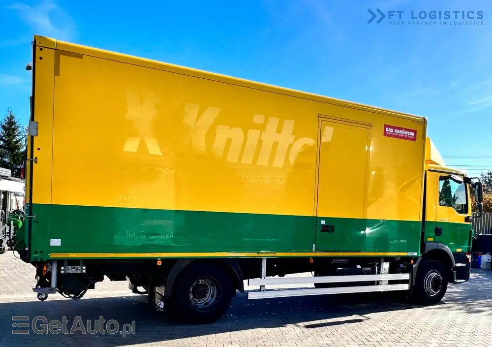 MAN MAN TGM 15.250 4X2 / KONTENER - 16X PALETA / WINDA / OPONY 80% / STAN IDEALNY 