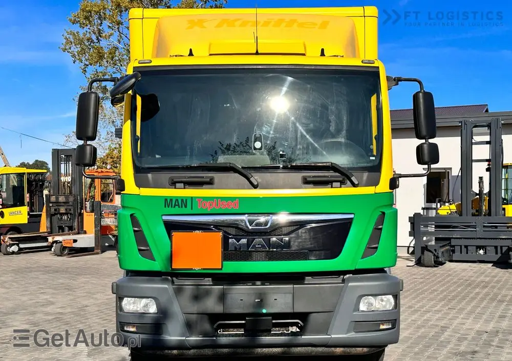MAN MAN TGM 15.250 4X2 / KONTENER - 16X PALETA / WINDA / OPONY 80% / STAN IDEALNY 