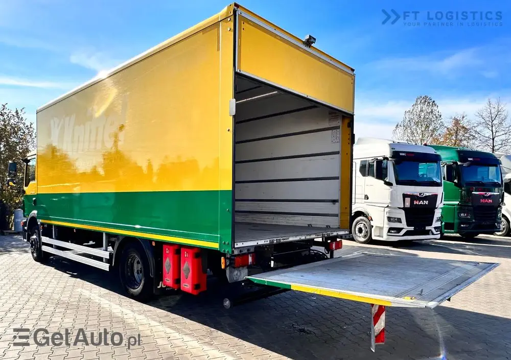 MAN MAN TGM 15.250 4X2 / KONTENER - 16X PALETA / WINDA / OPONY 80% / STAN IDEALNY 