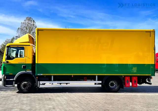 MAN MAN TGM 15.250 4X2 / KONTENER - 16X PALETA / WINDA / OPONY 80% / STAN IDEALNY 