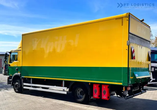 MAN MAN TGM 15.250 4X2 / KONTENER - 16X PALETA / WINDA / OPONY 80% / STAN IDEALNY 