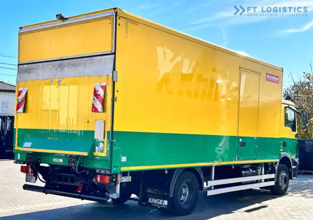 MAN MAN TGM 15.250 4X2 / KONTENER - 16X PALETA / WINDA / OPONY 80% / STAN IDEALNY 