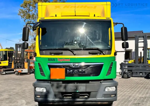 MAN MAN TGM 15.250 4X2 / KONTENER - 16X PALETA / WINDA / OPONY 80% / STAN IDEALNY 