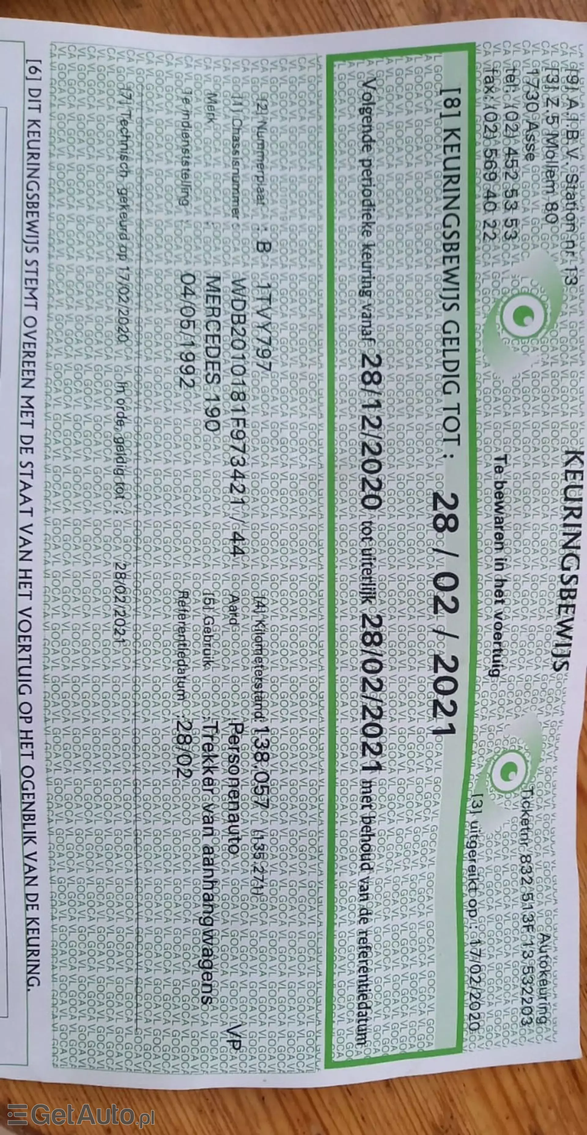 MERCEDES-BENZ W 201 (190) 