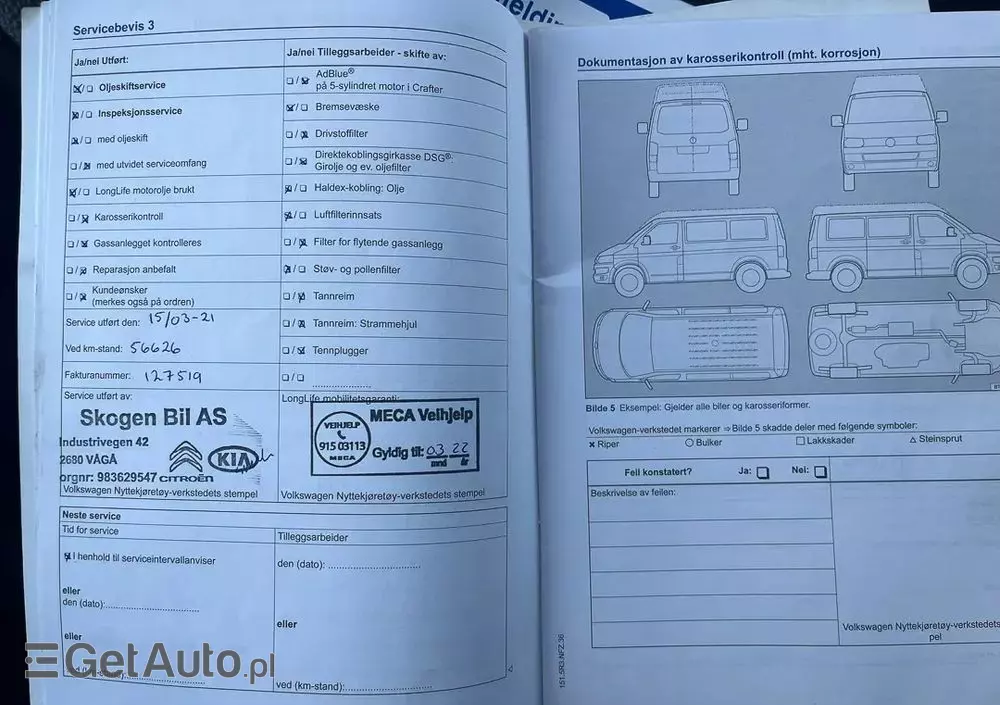 VOLKSWAGEN Transporter T5 4MOTION GP BiTDI MR`10 E5 3.2t 