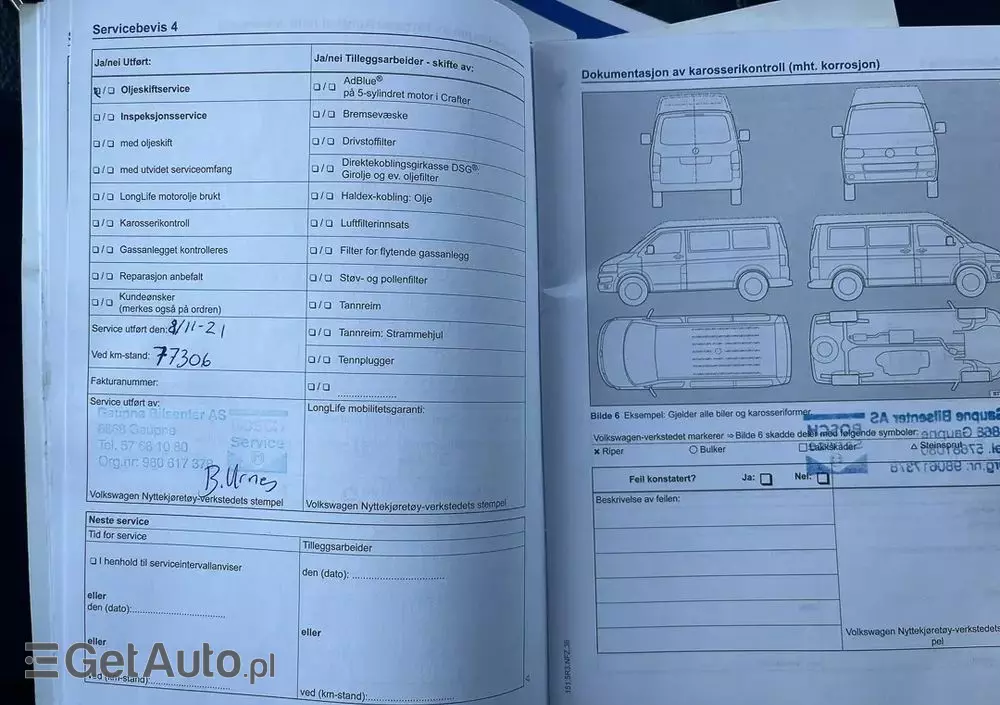 VOLKSWAGEN Transporter T5 4MOTION GP BiTDI MR`10 E5 3.2t 