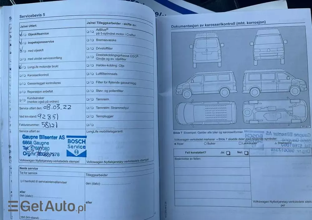 VOLKSWAGEN Transporter T5 4MOTION GP BiTDI MR`10 E5 3.2t 