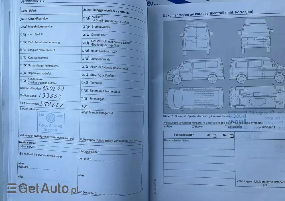 VOLKSWAGEN Transporter T5 4MOTION GP BiTDI MR`10 E5 3.2t 