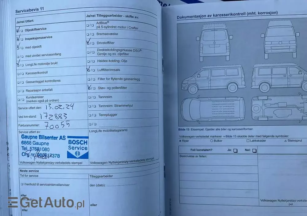 VOLKSWAGEN Transporter T5 4MOTION GP BiTDI MR`10 E5 3.2t 