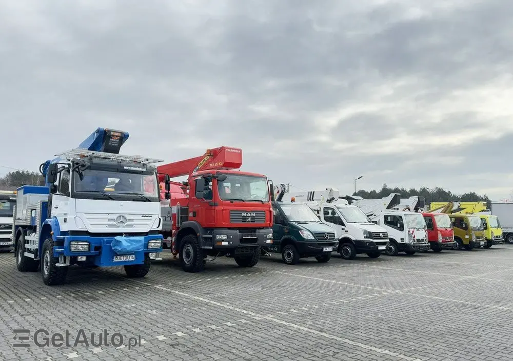 MERCEDES-BENZ AXOR 1829 4x4 Zwyżka RUTHMANN STEIGER T270S16 Podnośnik Koszowy 