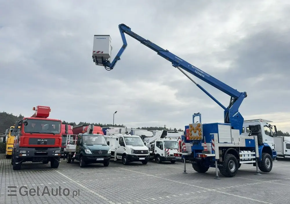 MERCEDES-BENZ AXOR 1829 4x4 Zwyżka RUTHMANN STEIGER T270S16 Podnośnik Koszowy 