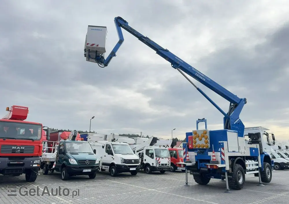 MERCEDES-BENZ AXOR 1829 4x4 Zwyżka RUTHMANN STEIGER T270S16 Podnośnik Koszowy 