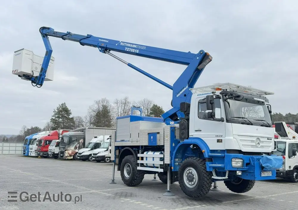 MERCEDES-BENZ AXOR 1829 4x4 Zwyżka RUTHMANN STEIGER T270S16 Podnośnik Koszowy 