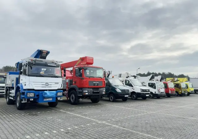 MERCEDES-BENZ AXOR 1829 4x4 Zwyżka RUTHMANN STEIGER T270S16 Podnośnik Koszowy 