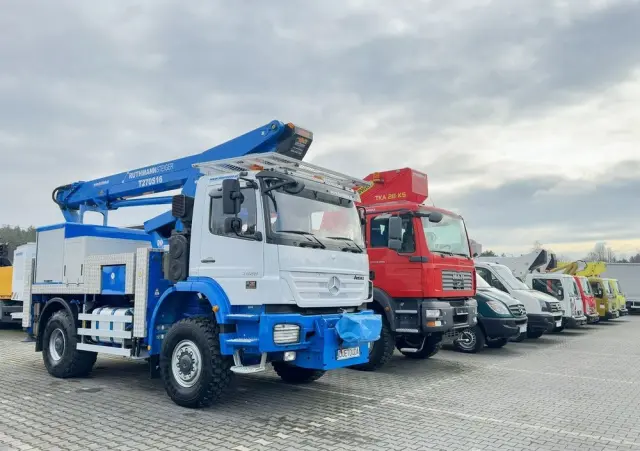MERCEDES-BENZ AXOR 1829 4x4 Zwyżka RUTHMANN STEIGER T270S16 Podnośnik Koszowy 