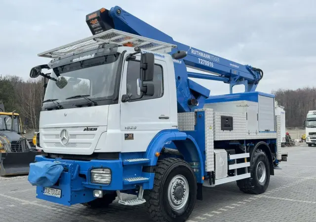 MERCEDES-BENZ AXOR 1829 4x4 Zwyżka RUTHMANN STEIGER T270S16 Podnośnik Koszowy 