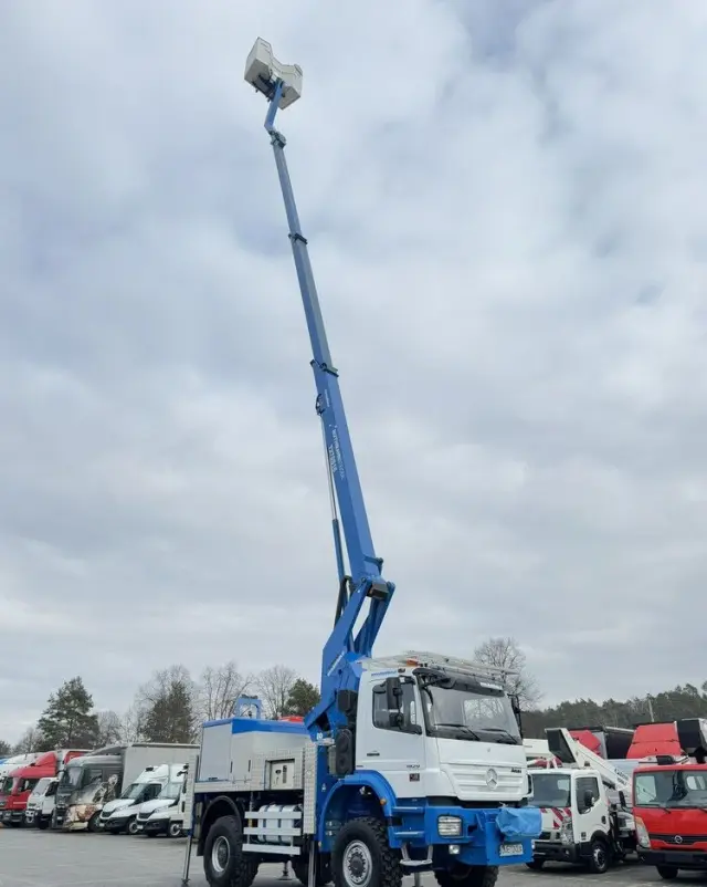 MERCEDES-BENZ AXOR 1829 4x4 Zwyżka RUTHMANN STEIGER T270S16 Podnośnik Koszowy 