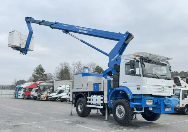 MERCEDES-BENZ AXOR 1829 4x4 Zwyżka RUTHMANN STEIGER T270S16 Podnośnik Koszowy 