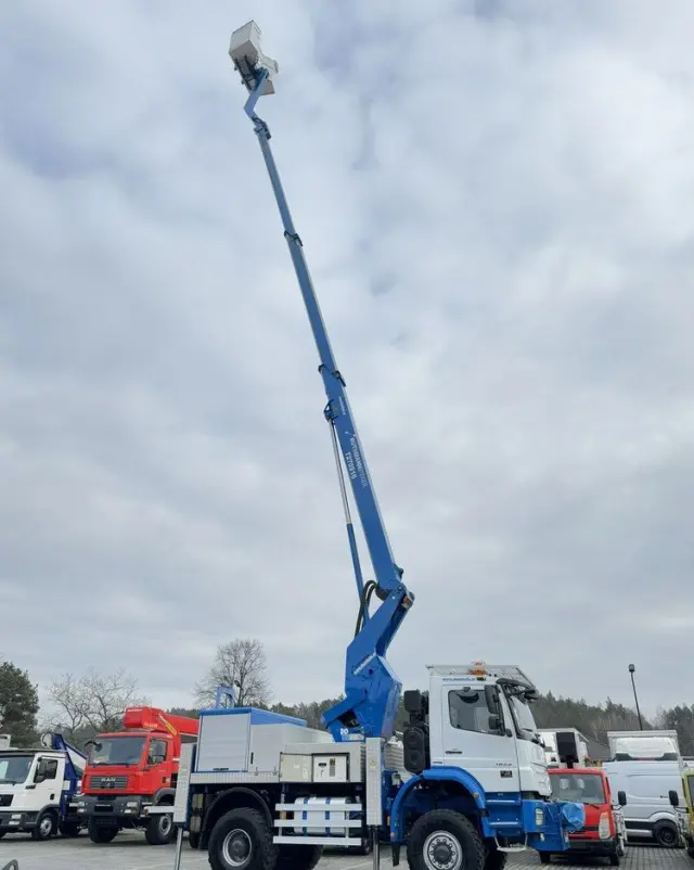MERCEDES-BENZ AXOR 1829 4x4 Zwyżka RUTHMANN STEIGER T270S16 Podnośnik Koszowy 