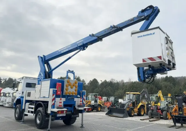 MERCEDES-BENZ AXOR 1829 4x4 Zwyżka RUTHMANN STEIGER T270S16 Podnośnik Koszowy 