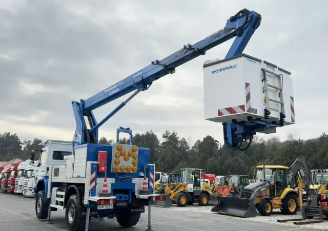 MERCEDES-BENZ AXOR 1829 4x4 Zwyżka RUTHMANN STEIGER T270S16 Podnośnik Koszowy 