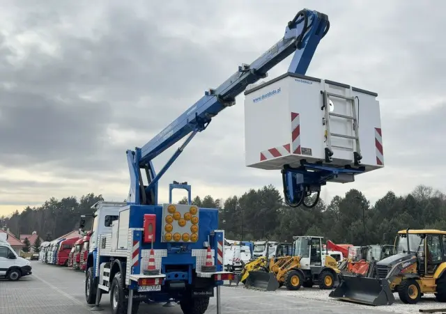 MERCEDES-BENZ AXOR 1829 4x4 Zwyżka RUTHMANN STEIGER T270S16 Podnośnik Koszowy 