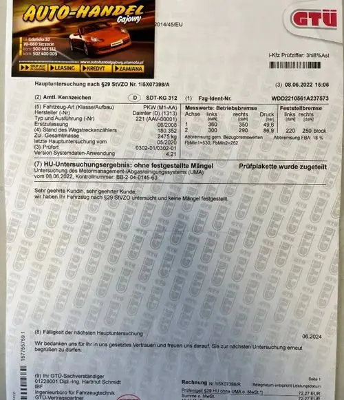 MERCEDES-BENZ Klasa S 