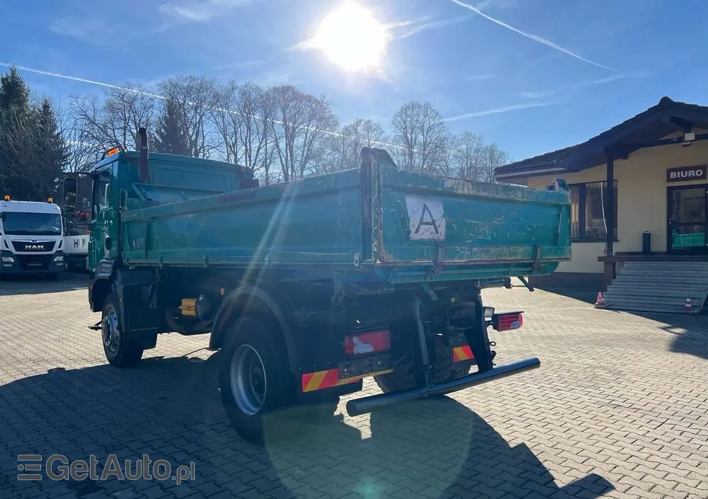 MAN 18.290 TGM wywrotka 3-str. MEILLER, 10 TON, MANUAL, 4x4! 