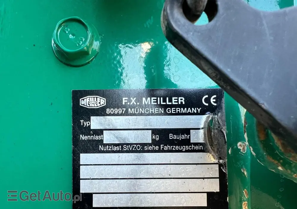 MAN 18.290 TGM wywrotka 3-str. MEILLER, 10 TON, MANUAL, 4x4! 