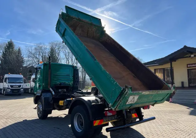 MAN 18.290 TGM wywrotka 3-str. MEILLER, 10 TON, MANUAL, 4x4! 