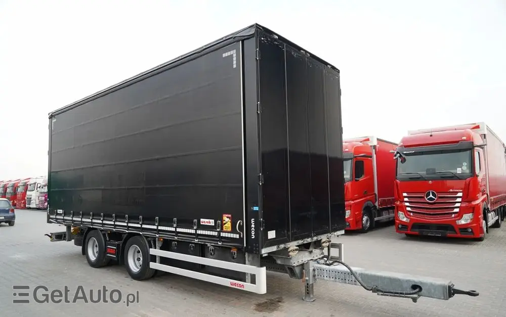 WECON PRZYCZEPA - 7,7 M / TANDEM / PRZEJAZDOWA  / SAF / 2023 ROK 