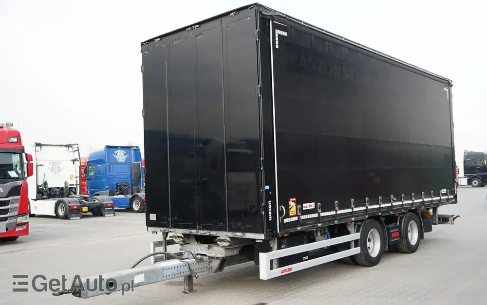 WECON PRZYCZEPA - 7,7 M / TANDEM / PRZEJAZDOWA  / SAF / 2023 ROK 