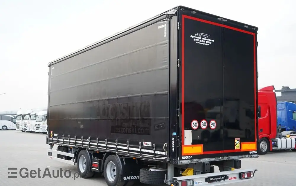 WECON PRZYCZEPA - 7,7 M / TANDEM / PRZEJAZDOWA  / SAF / 2023 ROK 