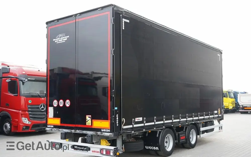 WECON PRZYCZEPA - 7,7 M / TANDEM / PRZEJAZDOWA  / SAF / 2023 ROK 