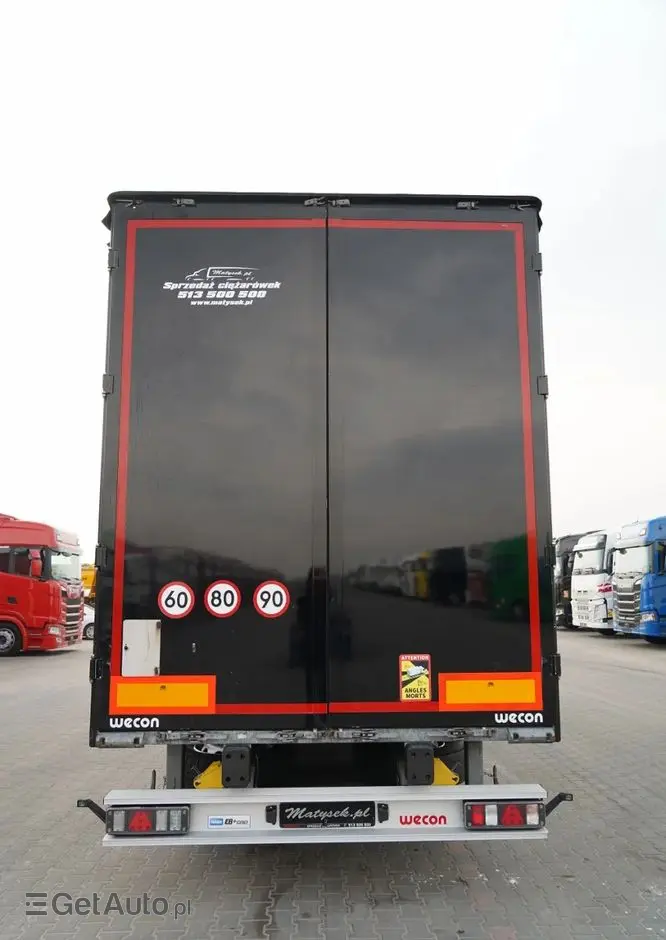 WECON PRZYCZEPA - 7,7 M / TANDEM / PRZEJAZDOWA  / SAF / 2023 ROK 